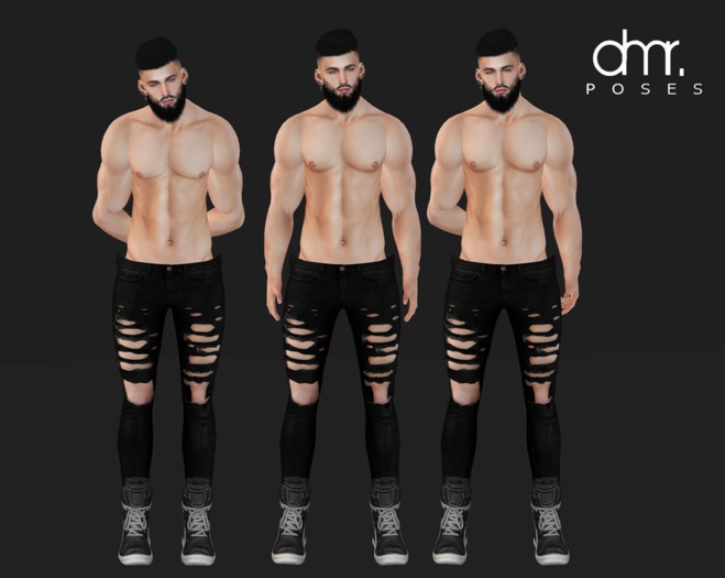 [DAMOOUR ] - POSE MALE  PACK 2