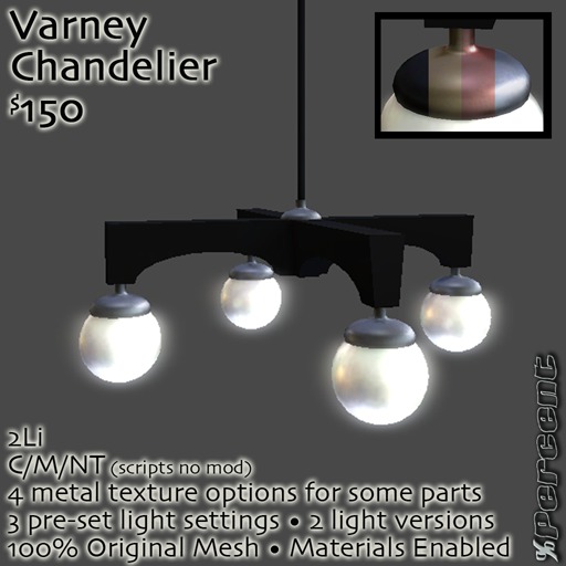 %Varney Chandelier *MESH* Delivery Box