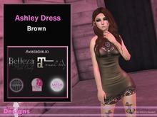 Ashley Dress Brown