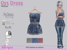 Oyx Dress With Hud Waves