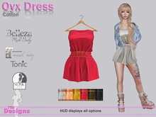 Oyx Dress With Hud Cotton