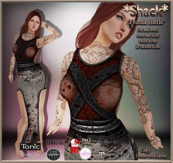 *Shack* Freeda Kirtle Battle - Red