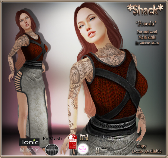 *Shack* Freeda Kirtle - Red