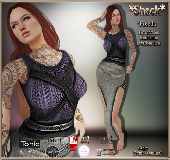 *Shack* Freeda Kirtle - Lilac