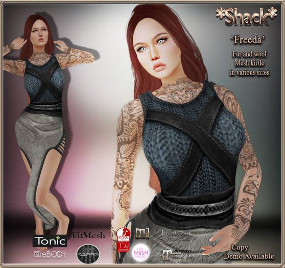 *Shack* Freeda Kirtle - Blue