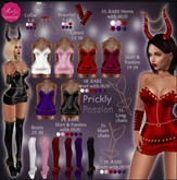 13. "Zephyr" Prickly Passion Corset (White)