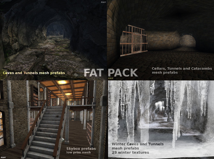 Caves, Cellars and Brick Rooms FAT PACK