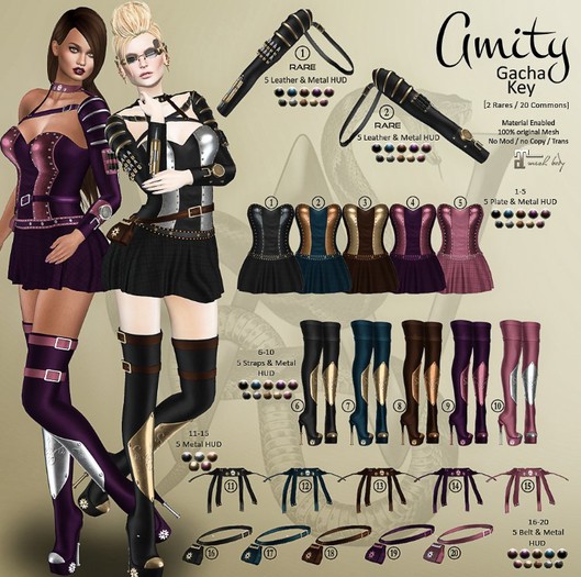 #1 Wicca's Wardrobe - Amity Arm R RARE [GACHA]