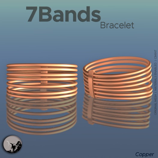 *PC* 7Bands Bracelet Copper PROMO-PRICE 50% OFF