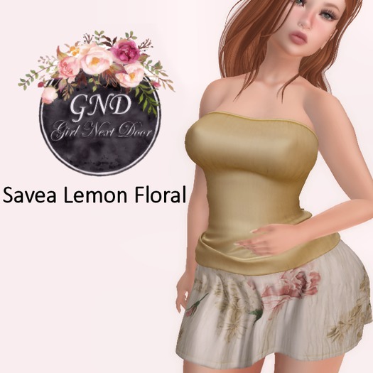 .::CND::. Savea Lemon Floral (ADDME)