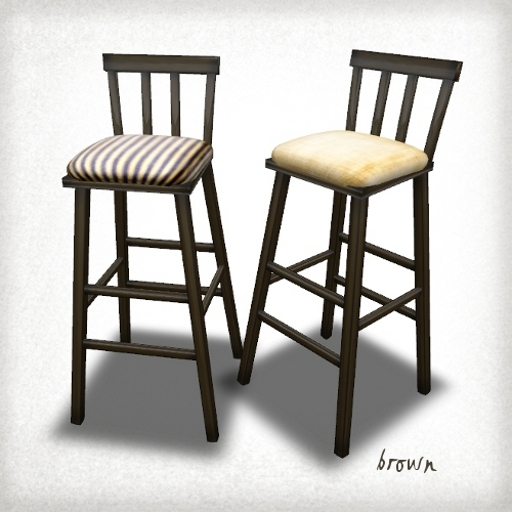 counter chair/brown