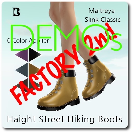 Factory 2nd Haight Street Hiking Boots DEMO