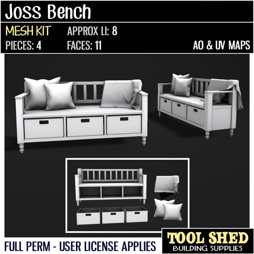 Tool Shed - Joss Bench Kit