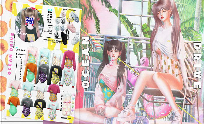 AMITOMO /  Ocean Drive GACHA / XXS - 2
