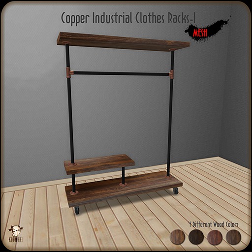 ..Koumori.. Industrial Clothes Racks I  *Copper*