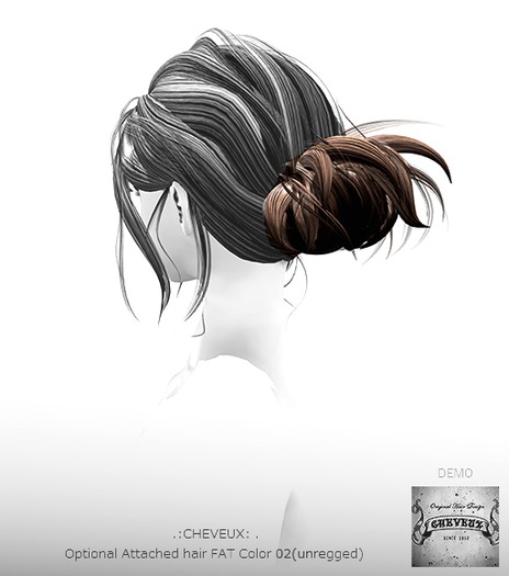 No.02 Optional Attached hair FAT