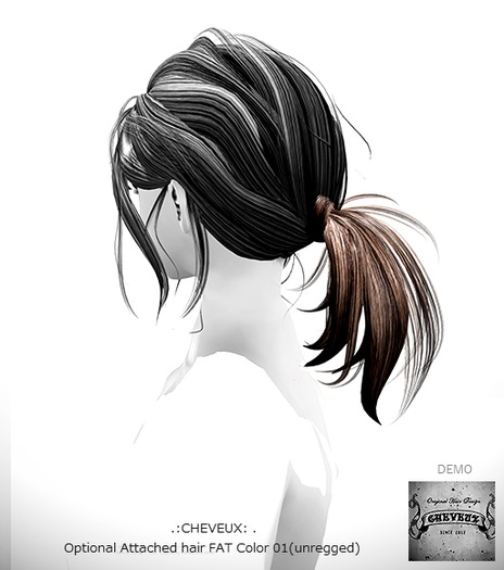 No.01optional Attached hair FAT