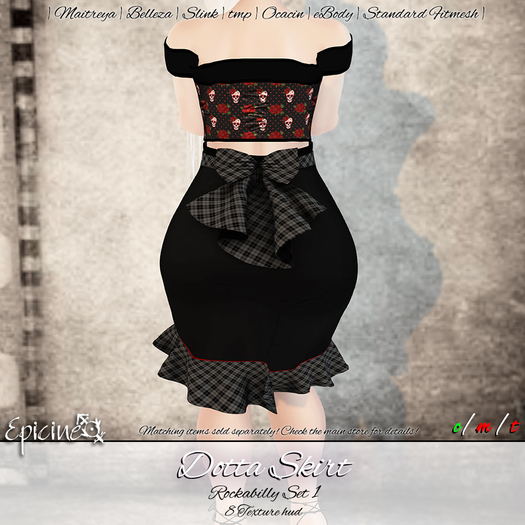 Epicine - Dotta Skirt - Rockabilly Set 1 [Add]
