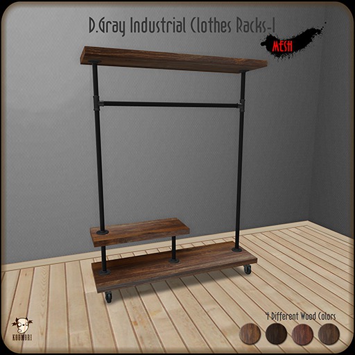 ..Koumori.. Industrial Clothes Racks I  *D.Gray*