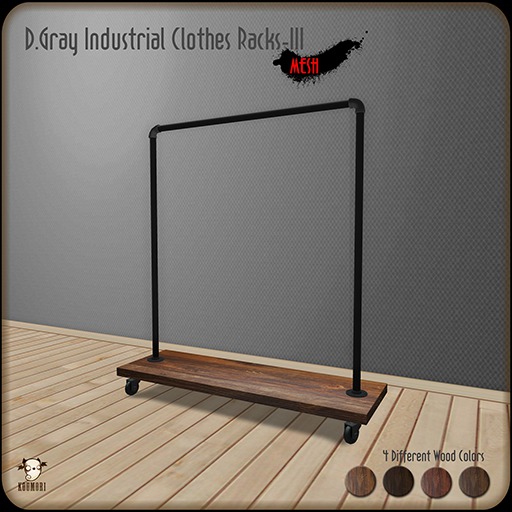 ..Koumori.. Industrial Clothes Racks III  *D.Gray*