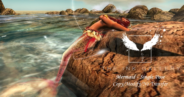 Ink Gallery Mermaid - Single Pose