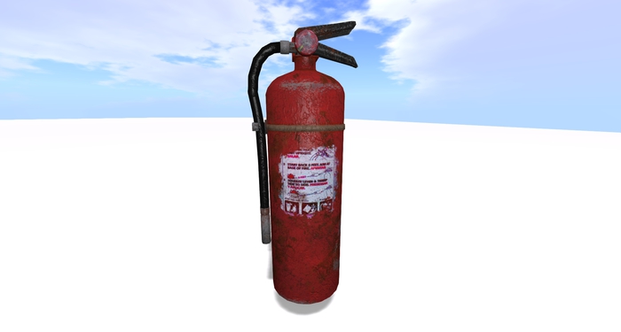 Old fire extinguisher Mesh