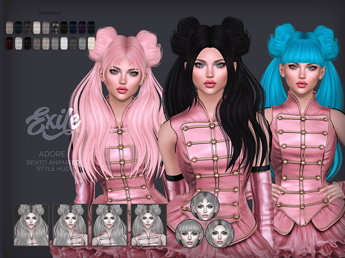 Exile - Adore - Grayscale