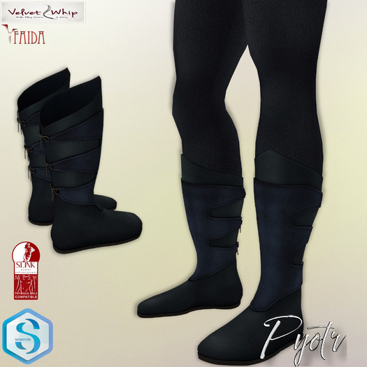 VW & Faida - Pyotr Boots Blue