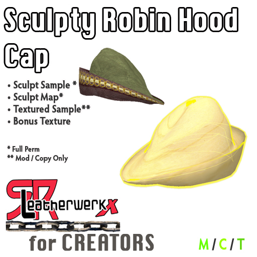  *SRL - Sculpty Robin Hood Cap (box) 