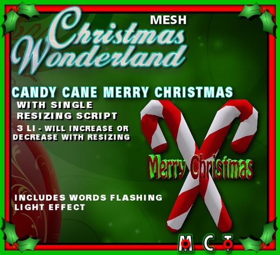 Candy Cane Merry Christmas (Box)