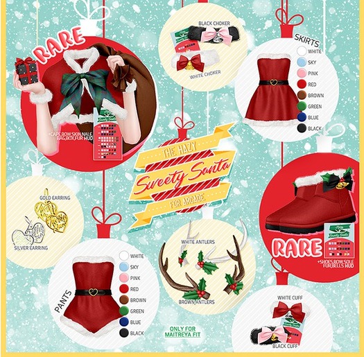 Hazy. Sweety Santa. Skirts. White