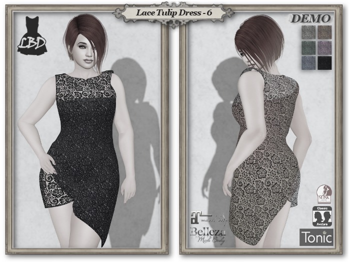 *LBD* DEMO Lace Tulip Dress