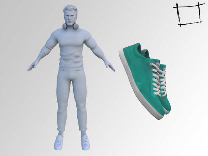  Full Perm Mesh None Rigged Men's Sport Shoes