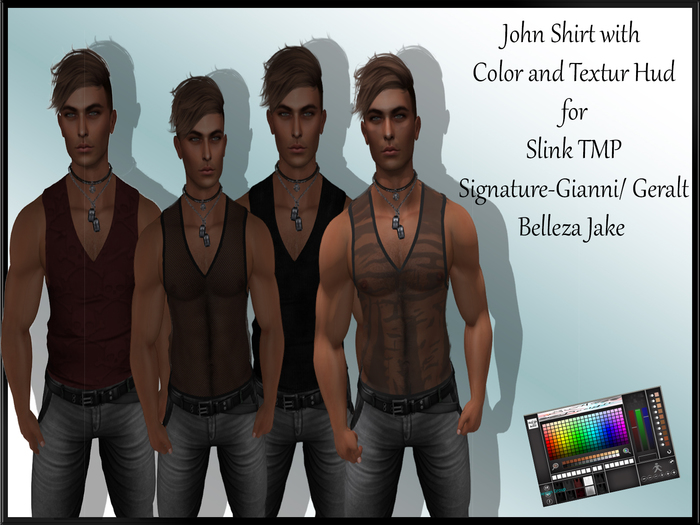 ::SA:: John Shirt with Color/ Textur HUD