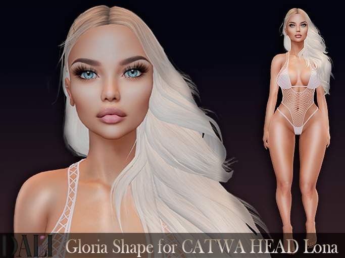 InStyle - Gloria shape for Lona CATWA head-50% off sale * Black Friday* until 27.11.2018