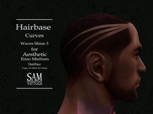 [SAM TATTOOS] HAIRBASE ENZO MEDIUM CURVES WS3 AESTHETIC