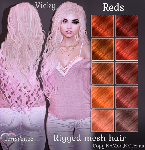 {Limerence} Vicky hair-Reds