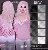 {Limerence} Vicky hair-B&W