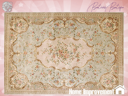 ♥ Gift Romantic Antique Rose Rug ♥