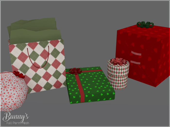 Bunny's Christmas Gift Box Set (Full Perm Mesh)