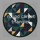 round carpet Triangles