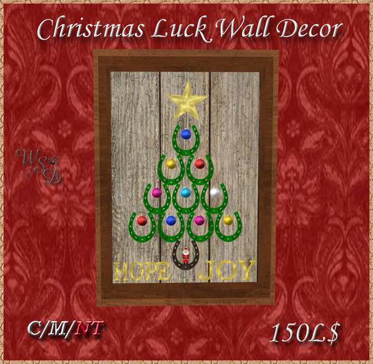 Christmas Luck Wall Art