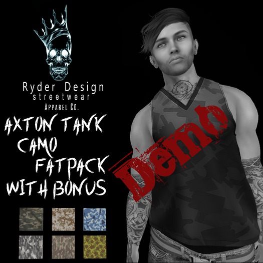 *Ryder* Axton Camo Tank DEMO_Boxed