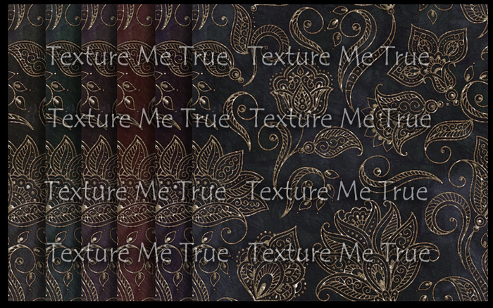 TMT Indian Paisly Glitz seamless fabric textures