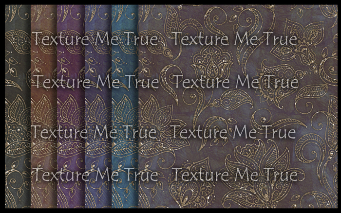 TMT Indian Paisly Glitz pale seamless fabric textures