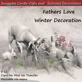 Fathers Love Winter Decoration By Snuggles Boxed