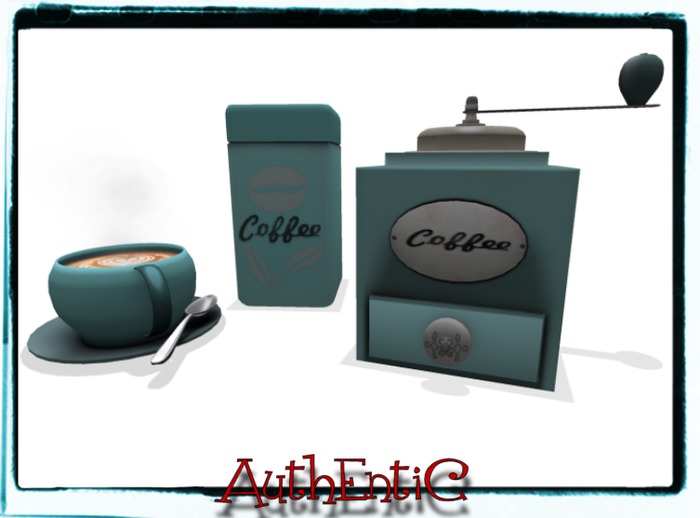 Vintage Coffee Set *Sky*