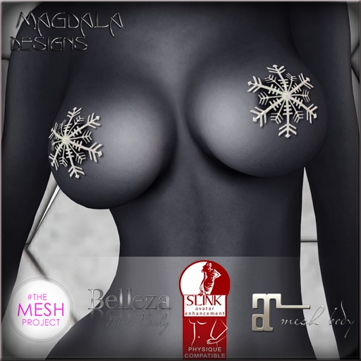 *MD* Snowflake I Rigged-Pasties