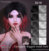 {Limerence} Vanessa hair-B&W