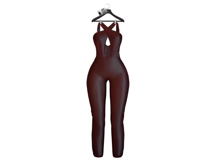 D.LUX Shopia Jumpsuit - Wine